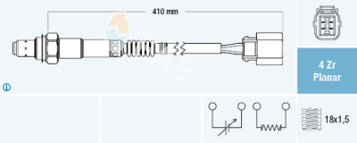 Sonda Lambda FAE 77322