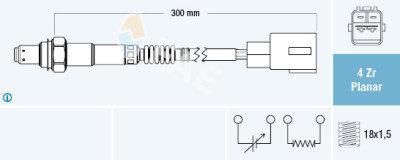 Sonda Lambda FAE 77454