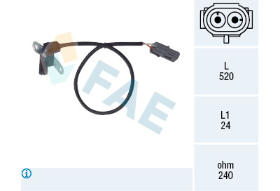 Generatore di impulsi, volano FAE 79024