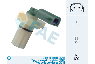 Generatore di impulsi, albero motore FAE 7-9087