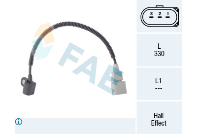Sensore, posizione albero a camme FAE 79341