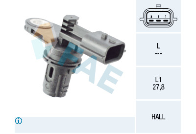 Sensore, posizione albero a camme FAE 79360