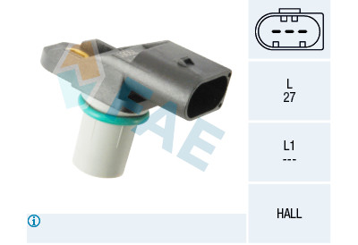 Sensore, posizione albero a camme FAE 79361
