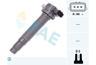 Bobina di accensione FAE 80244