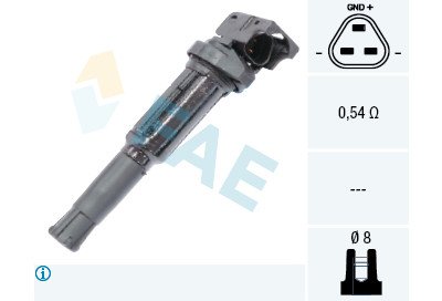 Bobina di accensione FAE 80247