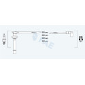 Set di cavi di accensione FAE 85861