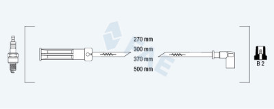 Set di cavi di accensione FAE 85994