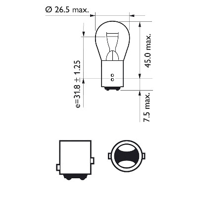 Lámpara, luz intermitente LongLife EcoVision
