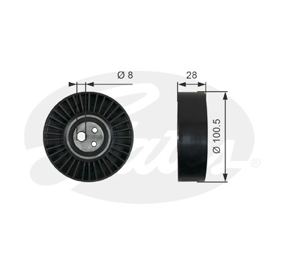 Rullo tenditore, Cinghia Poly-V