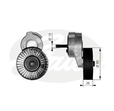 Rullo tenditore, Cinghia Poly-V