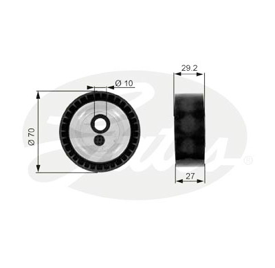 Rullo tenditore, Cinghia Poly-V
