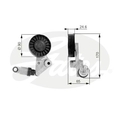 Rullo tenditore, Cinghia Poly-V