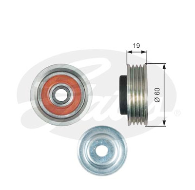 Polea tensora, correa poli V DriveAlign®