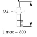 Ammortizzatore Excel-G KYB 334482