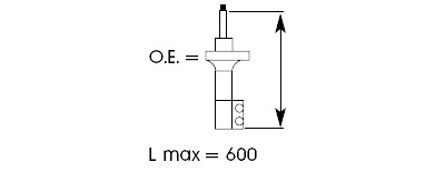 Ammortizzatore Excel-G KYB 334482