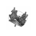 Supporto, motore METALCAUCHO 705