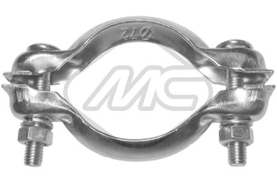 Flangia, tubo di scarico METALCAUCHO 4275