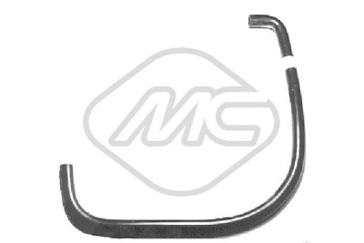 Tubo radiatore METALCAUCHO 7907