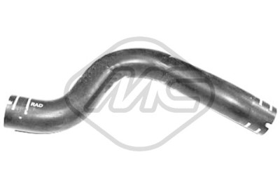Tubo radiatore METALCAUCHO 9348