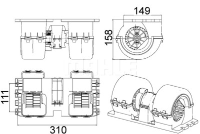 Ventilatore abitacolo