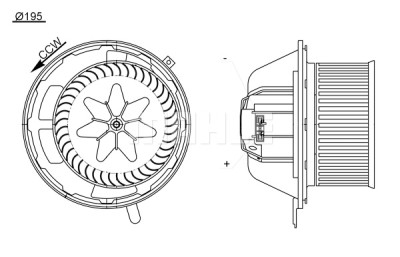 Ventilatore abitacolo