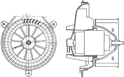 Ventilatore abitacolo
