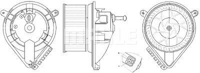 Ventilatore abitacolo