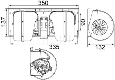 Ventilatore abitacolo