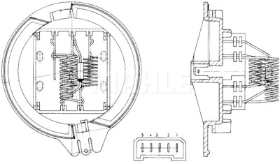 Resistenza, Ventilatore abitacolo