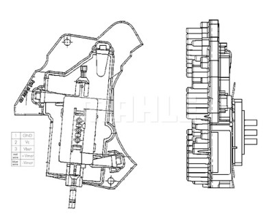 Regolatore, ventilatore abitacolo MAHLE ORIGINAL APR 24 000P