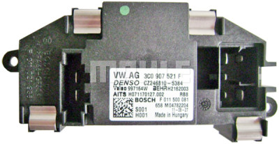 Regolatore, ventilatore abitacolo MAHLE ORIGINAL ABR 69 000P