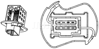 Resistenza, Ventilatore abitacolo