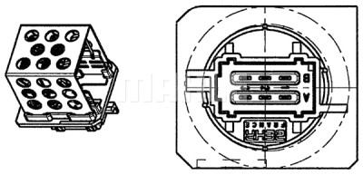 Resistenza, Ventilatore abitacolo