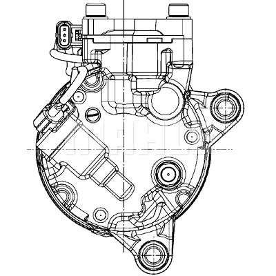 Compressore, Climatizzatore MAHLE ORIGINAL ACP 599 000P