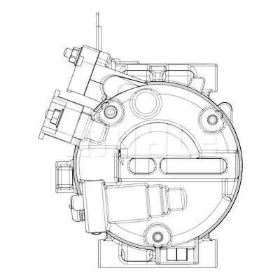 Compressore, Climatizzatore MAHLE ORIGINAL ACP 634 000P