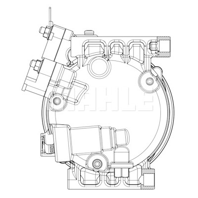 Compressore, Climatizzatore MAHLE ORIGINAL ACP 638 000P
