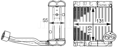 Evaporatore, Climatizzatore