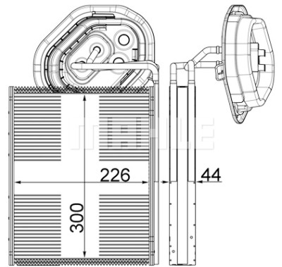 Evaporatore, Climatizzatore