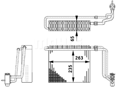 Evaporatore, Climatizzatore