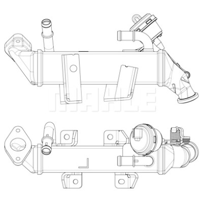 Radiatore, Ricircolo gas scarico
