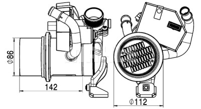 Radiatore, Ricircolo gas scarico