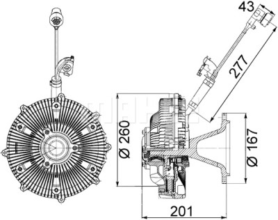 Giunto di collegamento, Ventilatore radiatore