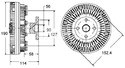 Giunto di collegamento, Ventilatore radiatore
