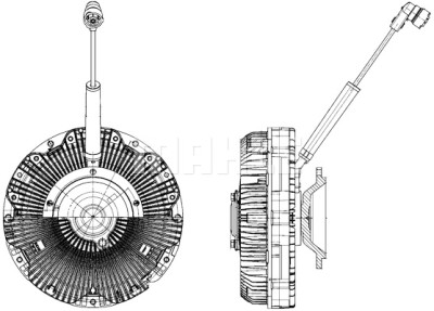 Giunto di collegamento, Ventilatore radiatore