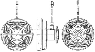 Giunto di collegamento, Ventilatore radiatore
