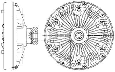 Giunto di collegamento, Ventilatore radiatore