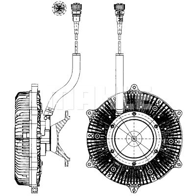 Giunto di collegamento, Ventilatore radiatore