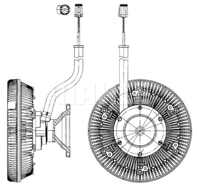 Giunto di collegamento, Ventilatore radiatore