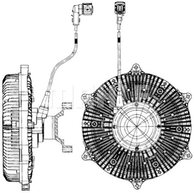 Giunto di collegamento, Ventilatore radiatore