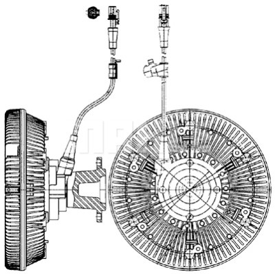 Giunto di collegamento, Ventilatore radiatore